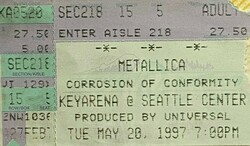 Metallica / Corrosion of Conformity on May 20, 1997 [331-small]
