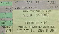 Faith No More / Lowercase on Oct 11, 1997 [346-small]