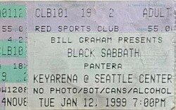 Black Sabbath / Pantera / Incubus on Jan 12, 1999 [366-small]