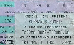 Korn / Rob Zombie / Videodrone on Apr 9, 1999 [373-small]