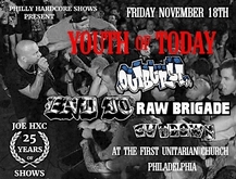 Youth Of Today / Outburst / End It / Raw Brigade / Cutdown on Nov 18, 2022 [306-small]