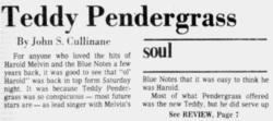 Teddy Pendergrass / Emotions / Lenny Williams on Oct 7, 1978 [374-small]