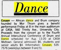 Cosaan African and Drum Company on Jul 23, 1982 [378-small]