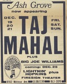 Taj Mahal Big Hoe Williams on Dec 19, 1969 [137-small]