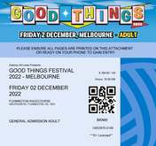 Ticket, Good Things Festival 2022 on Dec 2, 2022 [206-small]