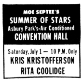 Kris Kristofferson / Rita Coolidge on Jul 1, 1972 [378-small]