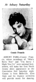 Connie francis / Glen Gale on Jul 26, 1958 [547-small]