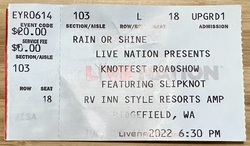 Upgrade Ticket Stub, tags: Ticket - Knotfest Roadshow on Jun 14, 2022 [566-small]