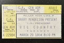 Big Country on Mar 20, 1984 [630-small]
