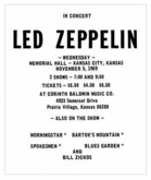 Led Zeppelin / Morningstar / Bartok's Mountain / Blues Garden / Spokesmen / Bill Zickos on Nov 5, 1969 [648-small]