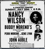 Nancy Wilson / Buddy Moreno's 18-piece Orchestra / Perri Moreno / Gene Lynn on Jul 20, 1980 [650-small]