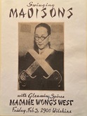 Swinging Madisons / Gleaming Spires / The View / The Telefons on Feb 3, 1984 [746-small]