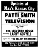 Patti Smith / Television on Aug 29, 1974 [046-small]