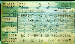 Rolling Stones / Foo Fighters on Oct 16, 1997 [264-small]