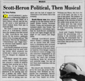 Gil Scott-Herron / Eugene Redmond / Tracer w/Ptah Williams on Feb 15, 1988 [319-small]