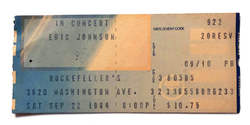 Eric Johnson on Sep 22, 1984 [409-small]
