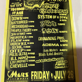 "Ozzfest" / Ozzy Osbourne / Rob Zombie / System of a Down / P.O.D. on Jul 26, 2002 [452-small]