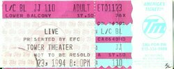 Live / Weezer / The Fatima Mansions on Nov 23, 1994 [592-small]