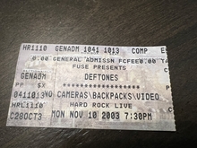 Deftones / Poison the Well / Denali on Nov 10, 2003 [686-small]