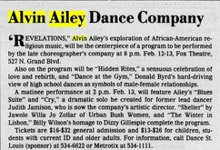 Dance St Louis presents Alvin Ailey Dance Company on Feb 12, 1993 [877-small]