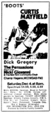 curtis mayfield / The Persuasions / Dick Gregory on Dec 4, 1971 [066-small]