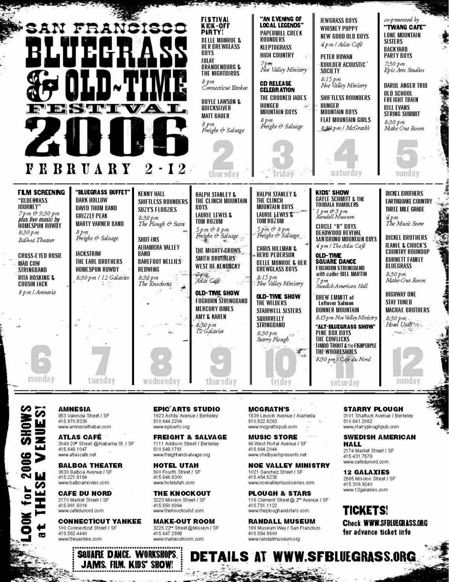 The Earl Brothers Concert & Tour History Concert Archives