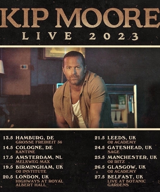 Kip Moore Concert & Tour History (Updated for 2023) Concert Archives
