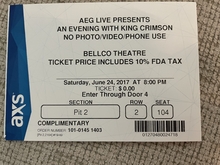 King Crimson on Jun 24, 2017 [497-small]