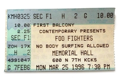 Foo Fighters on Mar 25, 1996 [666-small]