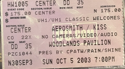 Aerosmith / KISS / Saliva on Oct 5, 2003 [062-small]
