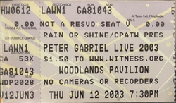 Peter Gabriel / Sevara Nazarkhan on Jun 12, 2003 [143-small]