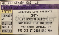 Opeth / High On Fire / Baroness on Oct 17, 2008 [234-small]