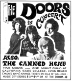 The Doors / Canned Heat on Dec 1, 1967 [297-small]