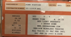3 Doors Down / Theory of a Deadman on Feb 22, 2003 [303-small]