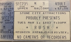 Golden Earring / Rush on Mar 1, 1983 [387-small]