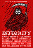 Integrity / Spirit World / Teardrop / Realms of Death / Saintpeeler / Barbarian / Worst Behavior on Jan 14, 2023 [594-small]
