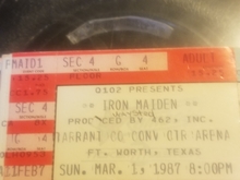 Iron Maiden / Vinnie Vincent Invasion on Mar 1, 1987 [908-small]