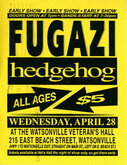 Fugazi / hedgehog on Apr 28, 1993 [252-small]