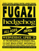 Fugazi / hedgehog on Apr 28, 1993 [252-small]