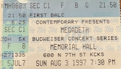 Megadeth / The Misfits on Aug 3, 1997 [338-small]