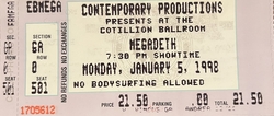 Megadeth on Jan 5, 1998 [352-small]