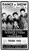 Frankie Lymon And The Teenagers / Freddy Price on Jun 30, 1956 [809-small]