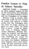Frankie Lymon And The Teenagers / Freddy Price on Jun 30, 1956 [810-small]