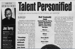 Joe Torry / Tommy Davidson  / Kid Capri / Talent on Sep 22, 1995 [168-small]