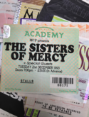 Sisters Of Mercy / La Costa Rasa on Dec 21, 1993 [277-small]