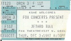 Jethro Tull / Fairport Convention on Dec 3, 1987 [492-small]