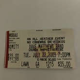 Dave Matthews Band on Jul 22, 2003 [623-small]