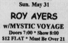 Roy Ayers / Mystic Voyage on Mar 31, 1998 [679-small]