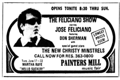 Jose Feliciano / New Christy Minstrels on Jun 10, 1969 [977-small]