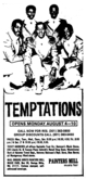 The Temptations / Gladys knight & The Pips / Willie Tyler & Lester on Aug 4, 1969 [980-small]